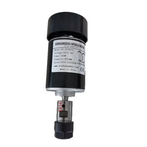 Planet Gates 200W ER11  Spindle 1 / Russian Federation Air cooled 0.2kw Air cooled spindle  Motor  CNC 200W Spindle Motor + Clamp for CNC Machine DIY CNC 24VDC 10000RPM