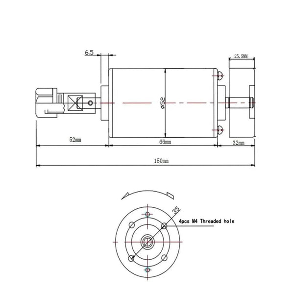 Planet Gates 200W ER11  Spindle 1 / Russian Federation Air cooled 0.2kw Air cooled spindle  Motor  CNC 200W Spindle Motor + Clamp for CNC Machine DIY CNC 24VDC 10000RPM