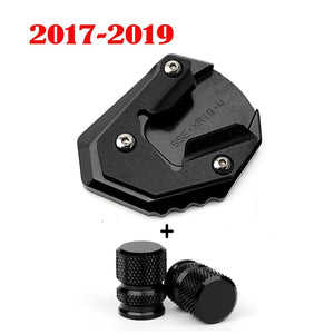 Planet Gates 2017-2019 Black For BMW S1000XR S 1000 XR 2021 2022 2023 S1000 XR 2017 2018 2019 2020 Motorcycle Accessories Kickstand Side Stand Extension Pad