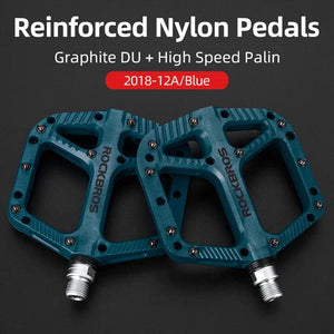 Planet Gates 2018-12ABL ROCKBROS bicycle ultra-light bearing pedal nylon composite high-speed bearing + graphite DU pedal riding is more lubricated
