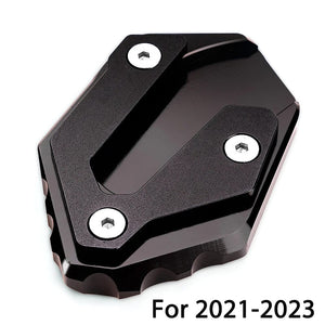 Planet Gates 2021-2023 Black For YAMAHA MT-09 MT 09 MT09 Tracer 900 XSR900 TRACER 9GT 900gt  Motorcycle Kickstand Foot Side Stand Extension Pad Support Plate
