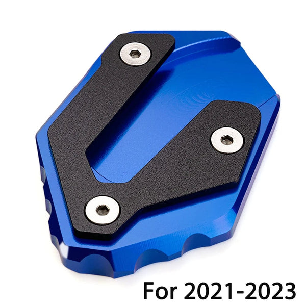 Planet Gates 2021-2023 Blue For YAMAHA MT-09 MT 09 MT09 Tracer 900 XSR900 TRACER 9GT 900gt  Motorcycle Kickstand Foot Side Stand Extension Pad Support Plate