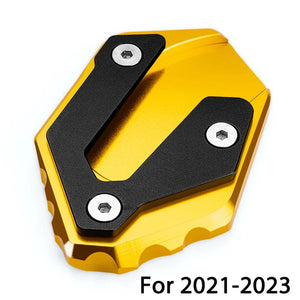Planet Gates 2021-2023 Gold For YAMAHA MT-09 MT 09 MT09 Tracer 900 XSR900 TRACER 9GT 900gt  Motorcycle Kickstand Foot Side Stand Extension Pad Support Plate