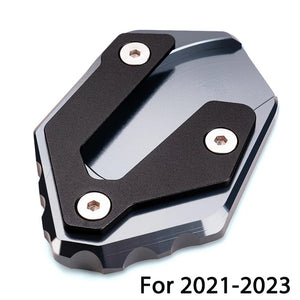 Planet Gates 2021-2023 Titanium For YAMAHA MT-09 MT 09 MT09 Tracer 900 XSR900 TRACER 9GT 900gt  Motorcycle Kickstand Foot Side Stand Extension Pad Support Plate