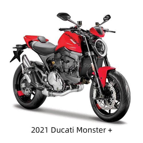 Planet Gates 2021 Ducati Monster Maisto 1:18 2021 Ducati Monster + Static Die Cast Vehicles Collectible Hobbies Motorcycle Model Toys