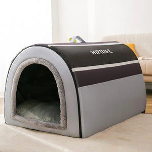 Planet Gates 2022 New Winter Warm Foldable Dog House Dog Bed Pet Supplies Small and Medium-sized Dogs Warm Pet Supplies Puppy Cave Sofa