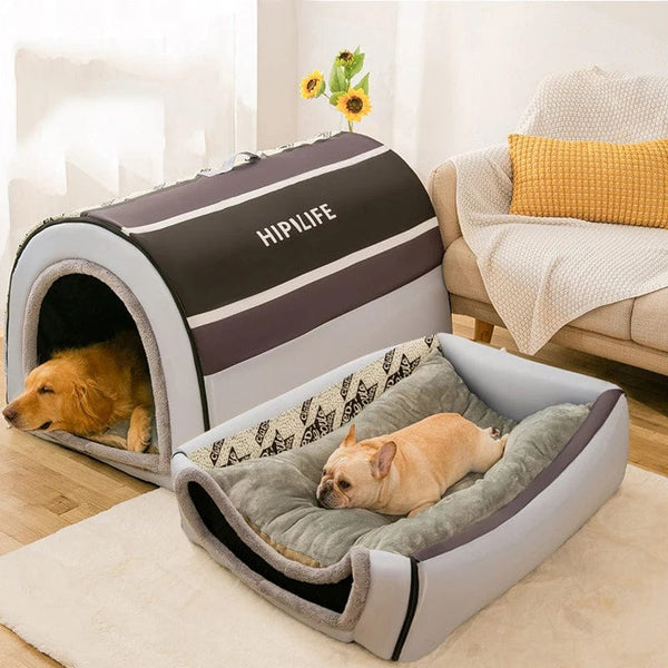 Planet Gates 2022 New Winter Warm Foldable Dog House Dog Bed Pet Supplies Small and Medium-sized Dogs Warm Pet Supplies Puppy Cave Sofa