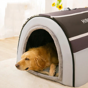 Planet Gates 2022 New Winter Warm Foldable Dog House Dog Bed Pet Supplies Small and Medium-sized Dogs Warm Pet Supplies Puppy Cave Sofa