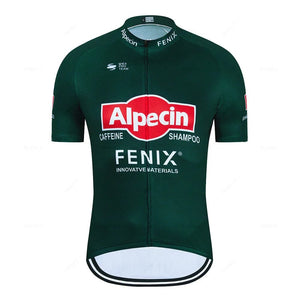 Planet Gates 2023 Alpecin Fenix Cycling Jersey Set Men's Road Bike Shirts Suit Bicycle Bib Shorts MTB Wear Maillot Culotte Cycling Clothing