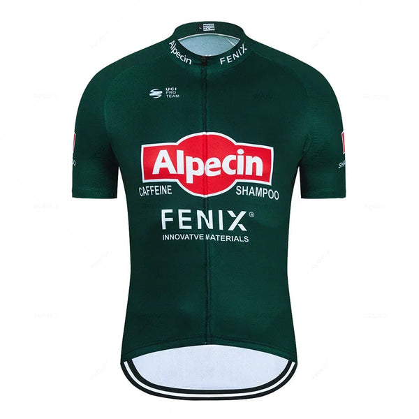 Planet Gates 2023 Alpecin Fenix Cycling Jersey Set Men's Road Bike Shirts Suit Bicycle Bib Shorts MTB Wear Maillot Culotte Cycling Clothing