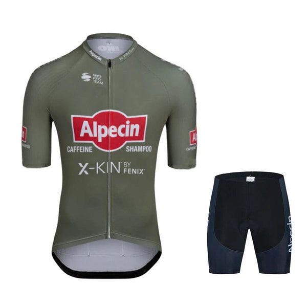 Planet Gates 2023 Alpecin Fenix Cycling Jersey Set Men's Road Bike Shirts Suit Bicycle Bib Shorts MTB Wear Maillot Culotte Cycling Clothing