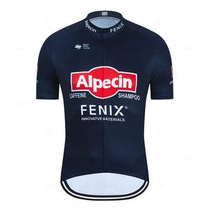 Planet Gates 2023 Alpecin Fenix Cycling Jersey Set Men's Road Bike Shirts Suit Bicycle Bib Shorts MTB Wear Maillot Culotte Cycling Clothing