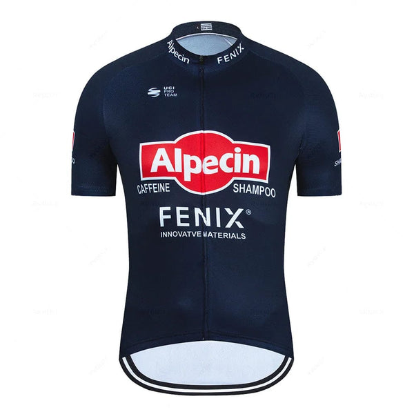 Planet Gates 2023 Alpecin Fenix Cycling Jersey Set Men's Road Bike Shirts Suit Bicycle Bib Shorts MTB Wear Maillot Culotte Cycling Clothing