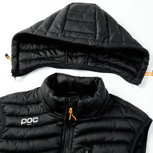 Planet Gates 2023 Men Sleeveless Down Vests Solid Hooded Vest Moto POC Cycling Jackets Male Winter Casual Pockets Waistcoat Windproof Jacket