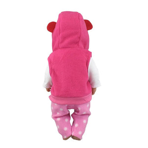 Planet Gates 2023 New Cute frog Suits Fit For 43cm Baby Doll 17 Inch Reborn Baby Doll Clothes