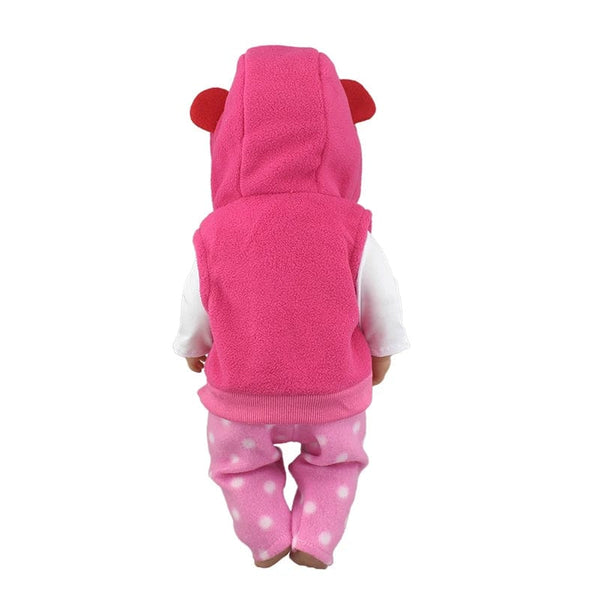 Planet Gates 2023 New Cute frog Suits Fit For 43cm Baby Doll 17 Inch Reborn Baby Doll Clothes