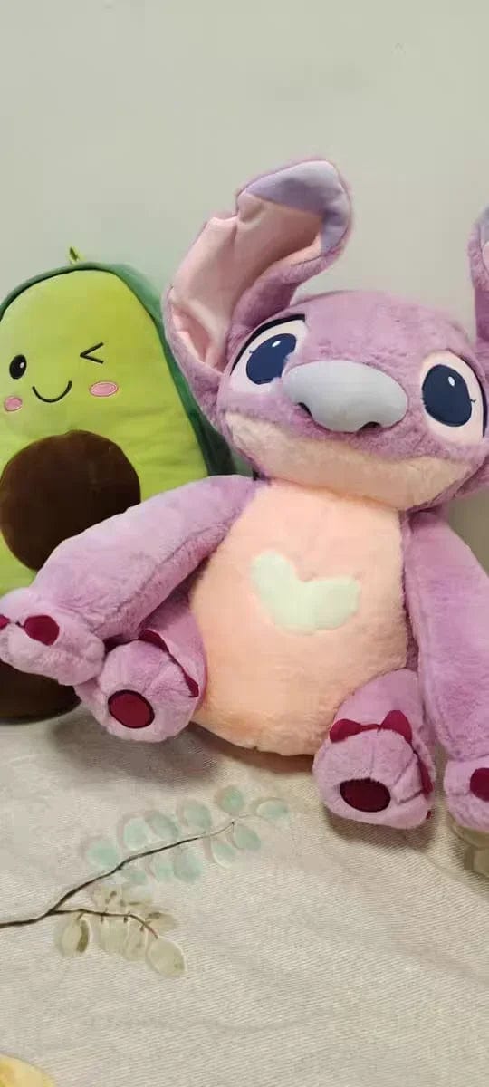 Planet Gates 2023 New Disney Stitch Angel Plush Toy Kawaii Lilo & Stitch Cartoon Stuffed Doll Stress Relief Pillow Comfort Toy Kids Xmas Gift