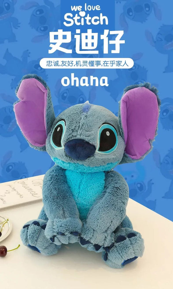 Planet Gates 2023 New Disney Stitch Angel Plush Toy Kawaii Lilo & Stitch Cartoon Stuffed Doll Stress Relief Pillow Comfort Toy Kids Xmas Gift