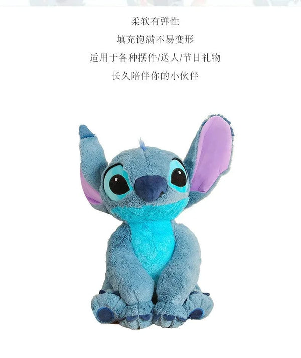 Planet Gates 2023 New Disney Stitch Angel Plush Toy Kawaii Lilo & Stitch Cartoon Stuffed Doll Stress Relief Pillow Comfort Toy Kids Xmas Gift