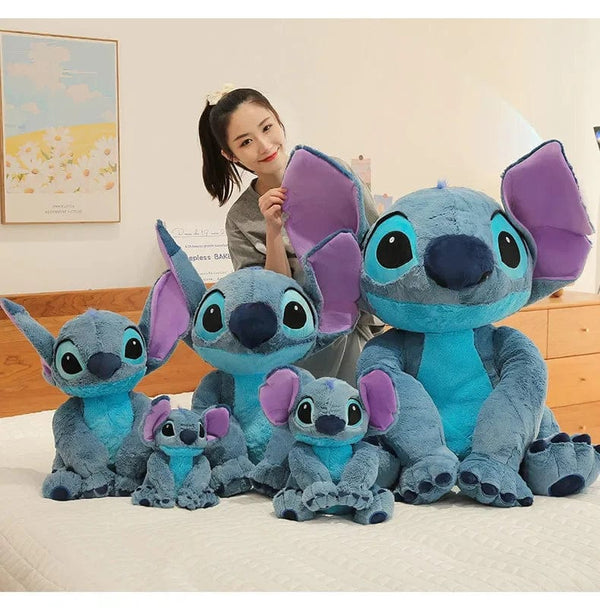 Planet Gates 2023 New Disney Stitch Angel Plush Toy Kawaii Lilo & Stitch Cartoon Stuffed Doll Stress Relief Pillow Comfort Toy Kids Xmas Gift