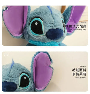 Planet Gates 2023 New Disney Stitch Angel Plush Toy Kawaii Lilo & Stitch Cartoon Stuffed Doll Stress Relief Pillow Comfort Toy Kids Xmas Gift