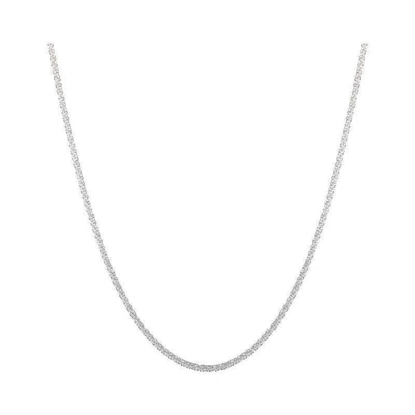 Planet Gates 2023 New Popular Silver Colour Sparkling Clavicle Chain Choker Necklace For Women Fine Jewelry Wedding Party Gift