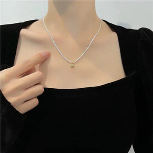 Planet Gates 2023 New Popular Silver Colour Sparkling Clavicle Chain Choker Necklace For Women Fine Jewelry Wedding Party Gift