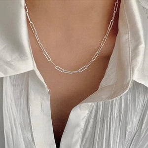 Planet Gates 2023 New Popular Silver Colour Sparkling Clavicle Chain Choker Necklace For Women Fine Jewelry Wedding Party Gift