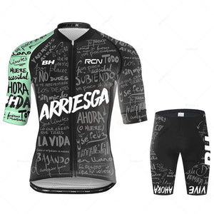 Planet Gates 2023 New Rcn Cycling Jersey Summer Set Team Bicycle Clothing Road Bike Suit Bike Bib Shorts MTB Maillot Ciclismo Ropa Bicicleta