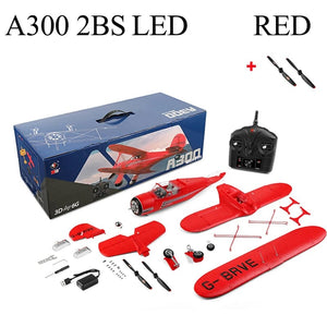 Planet Gates 2023 New WLtoys A300-Beech D17S RC Airplane RTF EPP 4CH Biplane Brushless Motor With LED 3D/6G Gyro Version Mode1/Mode2 Swith