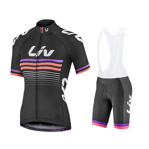 Planet Gates 2023 Pro Team Women LIV Cycling Set Summer Women MTB Bike Cycling Clothing Bicycle Clothes Ropa Ciclismo Cycling Jersey Set