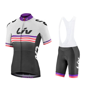 Planet Gates 2023 Pro Team Women LIV Cycling Set Summer Women MTB Bike Cycling Clothing Bicycle Clothes Ropa Ciclismo Cycling Jersey Set