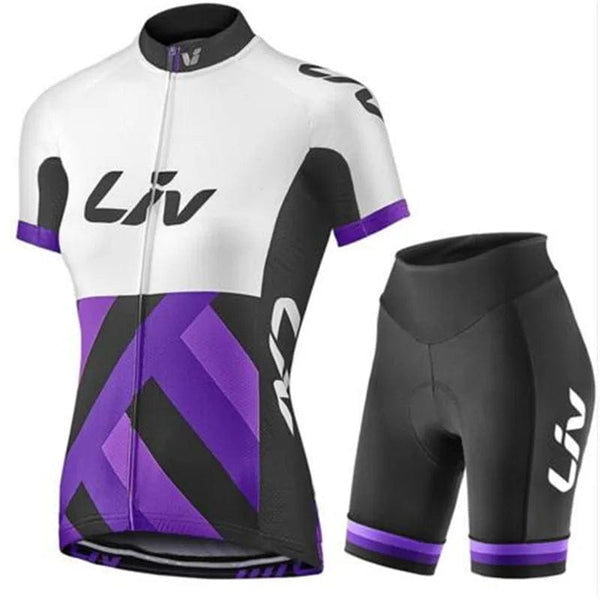Planet Gates 2023 Pro Team Women LIV Cycling Set Summer Women MTB Bike Cycling Clothing Bicycle Clothes Ropa Ciclismo Cycling Jersey Set
