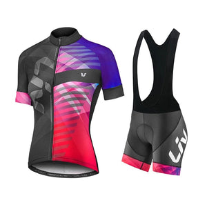 Planet Gates 2023 Pro Team Women LIV Cycling Set Summer Women MTB Bike Cycling Clothing Bicycle Clothes Ropa Ciclismo Cycling Jersey Set