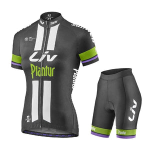Planet Gates 2023 Pro Team Women LIV Cycling Set Summer Women MTB Bike Cycling Clothing Bicycle Clothes Ropa Ciclismo Cycling Jersey Set