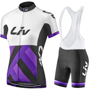 Planet Gates 2023 Pro Team Women LIV Cycling Set Summer Women MTB Bike Cycling Clothing Bicycle Clothes Ropa Ciclismo Cycling Jersey Set