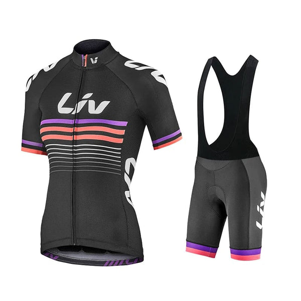 Planet Gates 2023 Pro Team Women LIV Cycling Set Summer Women MTB Bike Cycling Clothing Bicycle Clothes Ropa Ciclismo Cycling Jersey Set