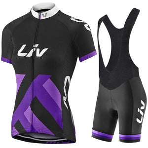 Planet Gates 2023 Pro Team Women LIV Cycling Set Summer Women MTB Bike Cycling Clothing Bicycle Clothes Ropa Ciclismo Cycling Jersey Set