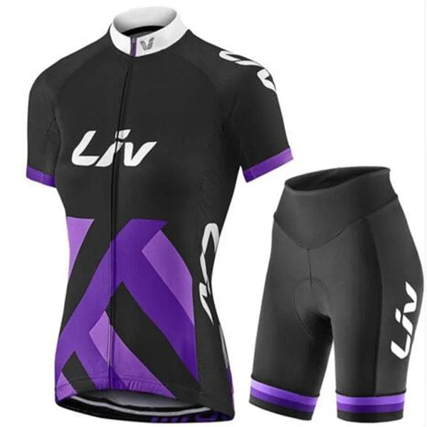 Planet Gates 2023 Pro Team Women LIV Cycling Set Summer Women MTB Bike Cycling Clothing Bicycle Clothes Ropa Ciclismo Cycling Jersey Set