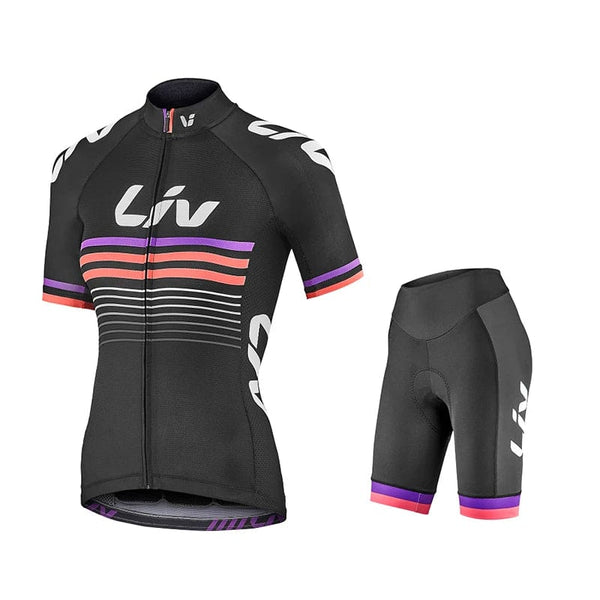 Planet Gates 2023 Pro Team Women LIV Cycling Set Summer Women MTB Bike Cycling Clothing Bicycle Clothes Ropa Ciclismo Cycling Jersey Set