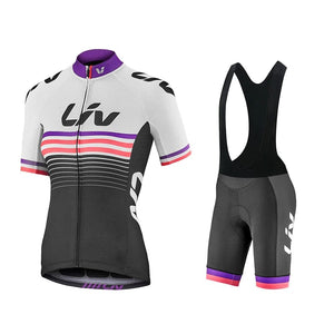 Planet Gates 2023 Pro Team Women LIV Cycling Set Summer Women MTB Bike Cycling Clothing Bicycle Clothes Ropa Ciclismo Cycling Jersey Set