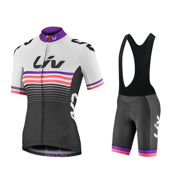 Planet Gates 2023 Pro Team Women LIV Cycling Set Summer Women MTB Bike Cycling Clothing Bicycle Clothes Ropa Ciclismo Cycling Jersey Set