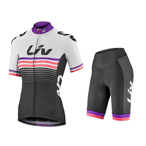 Planet Gates 2023 Pro Team Women LIV Cycling Set Summer Women MTB Bike Cycling Clothing Bicycle Clothes Ropa Ciclismo Cycling Jersey Set