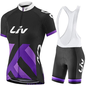 Planet Gates 2023 Pro Team Women LIV Cycling Set Summer Women MTB Bike Cycling Clothing Bicycle Clothes Ropa Ciclismo Cycling Jersey Set