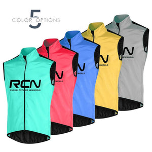 Planet Gates 2023 Rcn Pro Team Men Summer Windproof Cycling Jersey Vest Bike Sleeveless Lightweight Breathable Vest Bicycle Cloting Ciclismo