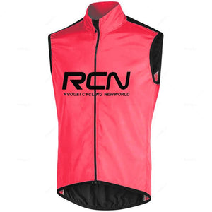 Planet Gates 2023 Rcn Pro Team Men Summer Windproof Cycling Jersey Vest Bike Sleeveless Lightweight Breathable Vest Bicycle Cloting Ciclismo