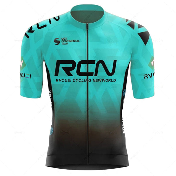 Planet Gates 2023 RCN Team Cycling Jersey Set Summer Breathable Road Bicycle Suit Riding Uniform Bike MTB Clothing New Sports Cycling Kits