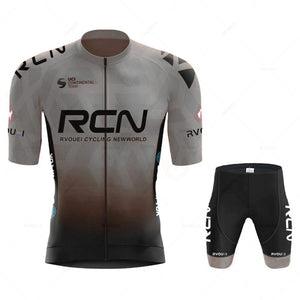 Planet Gates 2023 RCN Team Cycling Jersey Set Summer Breathable Road Bicycle Suit Riding Uniform Bike MTB Clothing New Sports Cycling Kits