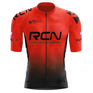 Planet Gates 2023 RCN Team Cycling Jersey Set Summer Breathable Road Bicycle Suit Riding Uniform Bike MTB Clothing New Sports Cycling Kits