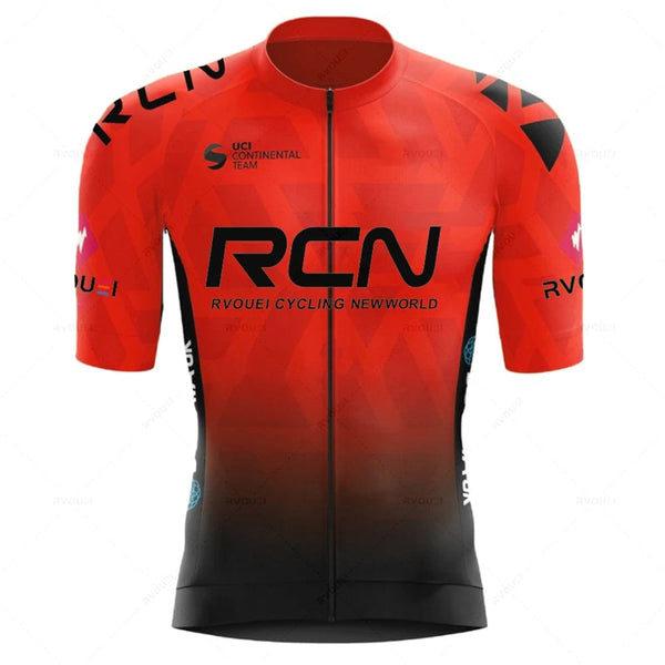 Planet Gates 2023 RCN Team Cycling Jersey Set Summer Breathable Road Bicycle Suit Riding Uniform Bike MTB Clothing New Sports Cycling Kits